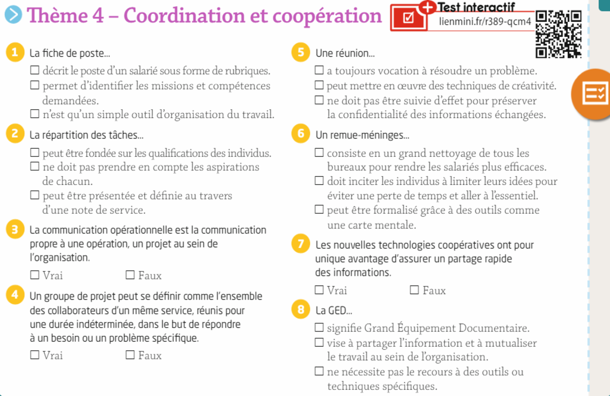 qcm 4  rh management stmg